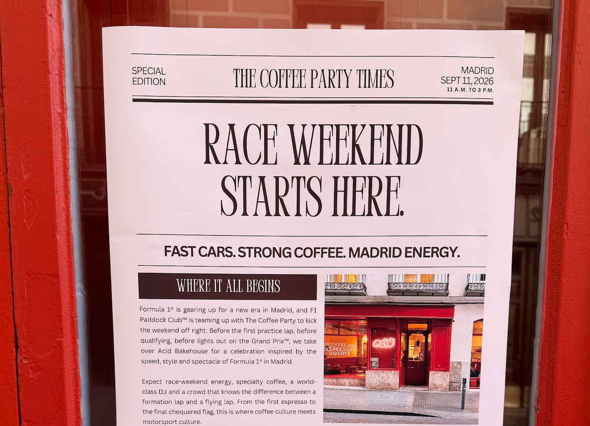 F1 Came Back To Madrid, And Race Weekend Started With Coffee