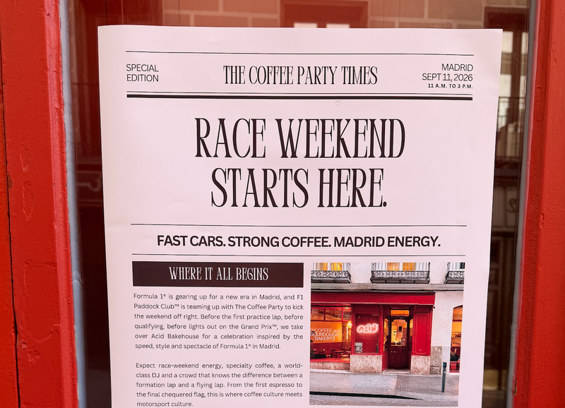 F1 Came Back To Madrid, And Race Weekend Started With Coffee